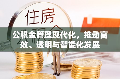 荣县公积金管理现代化，推动高效、透明与智能化发展