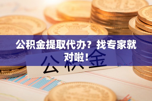 荣县公积金提取代办？找专家就对啦！