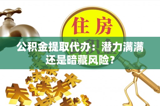 荣县公积金提取代办：潜力满满还是暗藏风险？